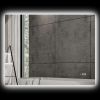 HOMCOM Dimmable Bathroom Mirror with Lights, 39" x 32" Backlit LED Mirror w/ Anti-Fog, Memory & Infinite Color Temperature