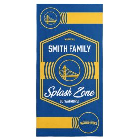 NBA Golden State Warriors Dominion Personalized Beach Towel 30Ã—60 Inches